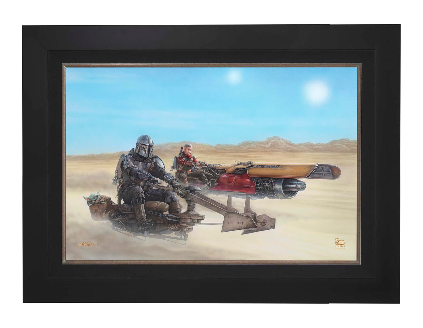 The Mandalorian&trade; - The Marshal - Limited Edition Canvas (SN - Standard Numbered) - 27.5" x 36.5"