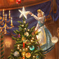 Disney Beauty and the Beast Christmas Celebration - Limited Edition Canvas (PP - Publisher Proof) - 28" x 37"