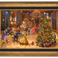 Disney Beauty and the Beast Christmas Celebration - Limited Edition Canvas (PP - Publisher Proof) - 28" x 37"