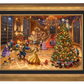 Disney Beauty and the Beast Christmas Celebration - Limited Edition Canvas (PP - Publisher Proof) - 28" x 37"