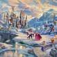 Disney Beauty and the Beast Winter Enchantment - Limited Edition Canvas (EE - Estate Edition) - 28" x 37"