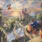 Disney Beauty and the Beast Falling In Love - Framed Limited Edition Canvas (JE - Jewel Edition) - 38" x 52"