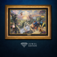 Disney Beauty and the Beast Falling In Love - Framed Limited Edition Canvas (JE - Jewel Edition) - 38" x 52"