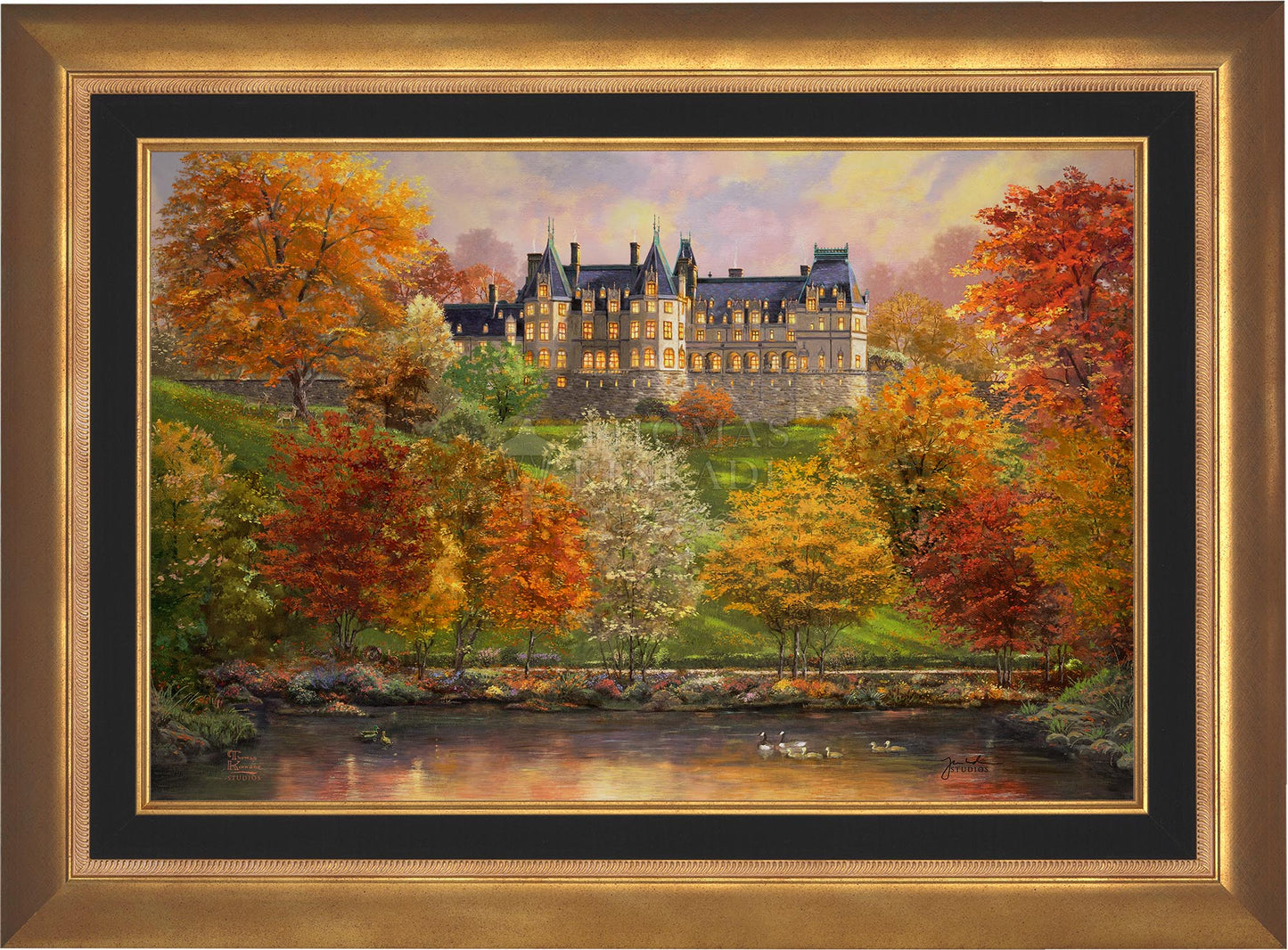Biltmore in the Fall - Limited Edition Canvas (PP - Publisher's Proof) - 28" x 37"