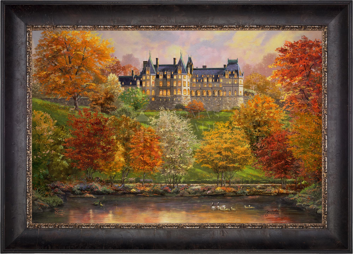 Biltmore in the Fall - Limited Edition Canvas (PP - Publisher's Proof) - 28" x 37"