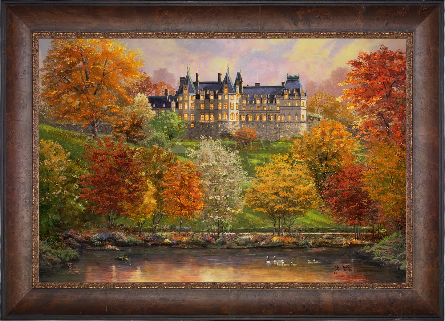 Biltmore in the Fall - Limited Edition Canvas (PP - Publisher's Proof) - 28" x 37"