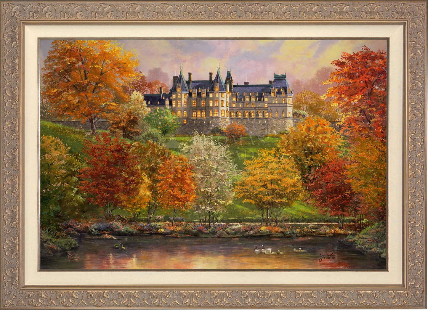 Biltmore in the Fall - Limited Edition Canvas (PP - Publisher's Proof) - 28" x 37"