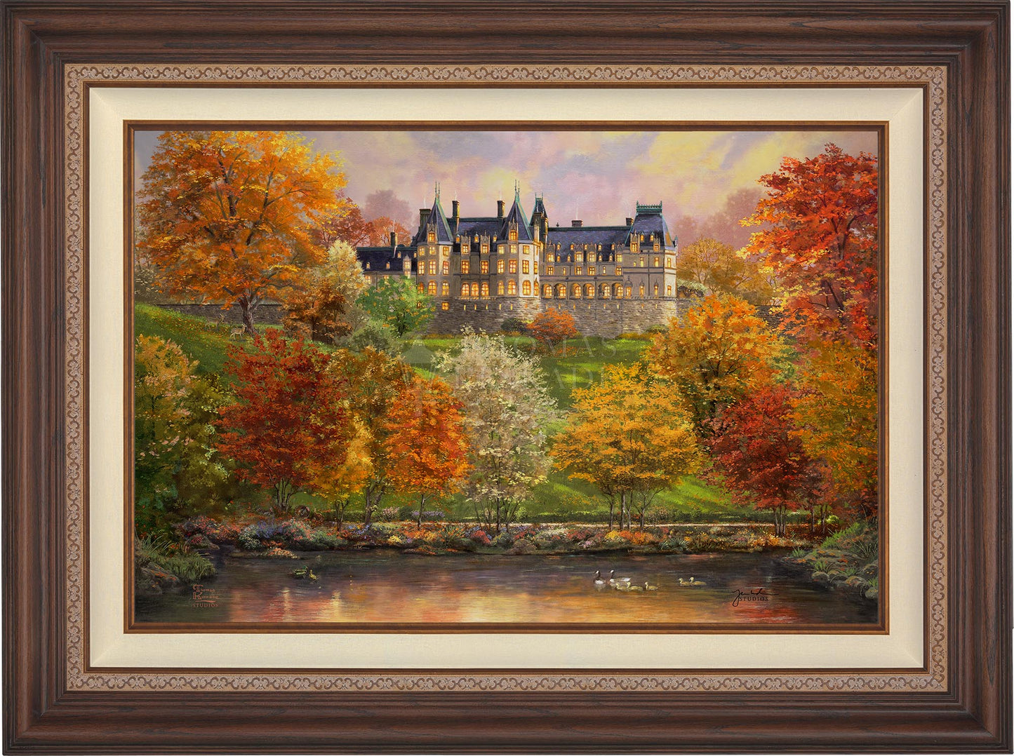 Biltmore in the Fall - Limited Edition Canvas (PP - Publisher's Proof) - 28" x 37"