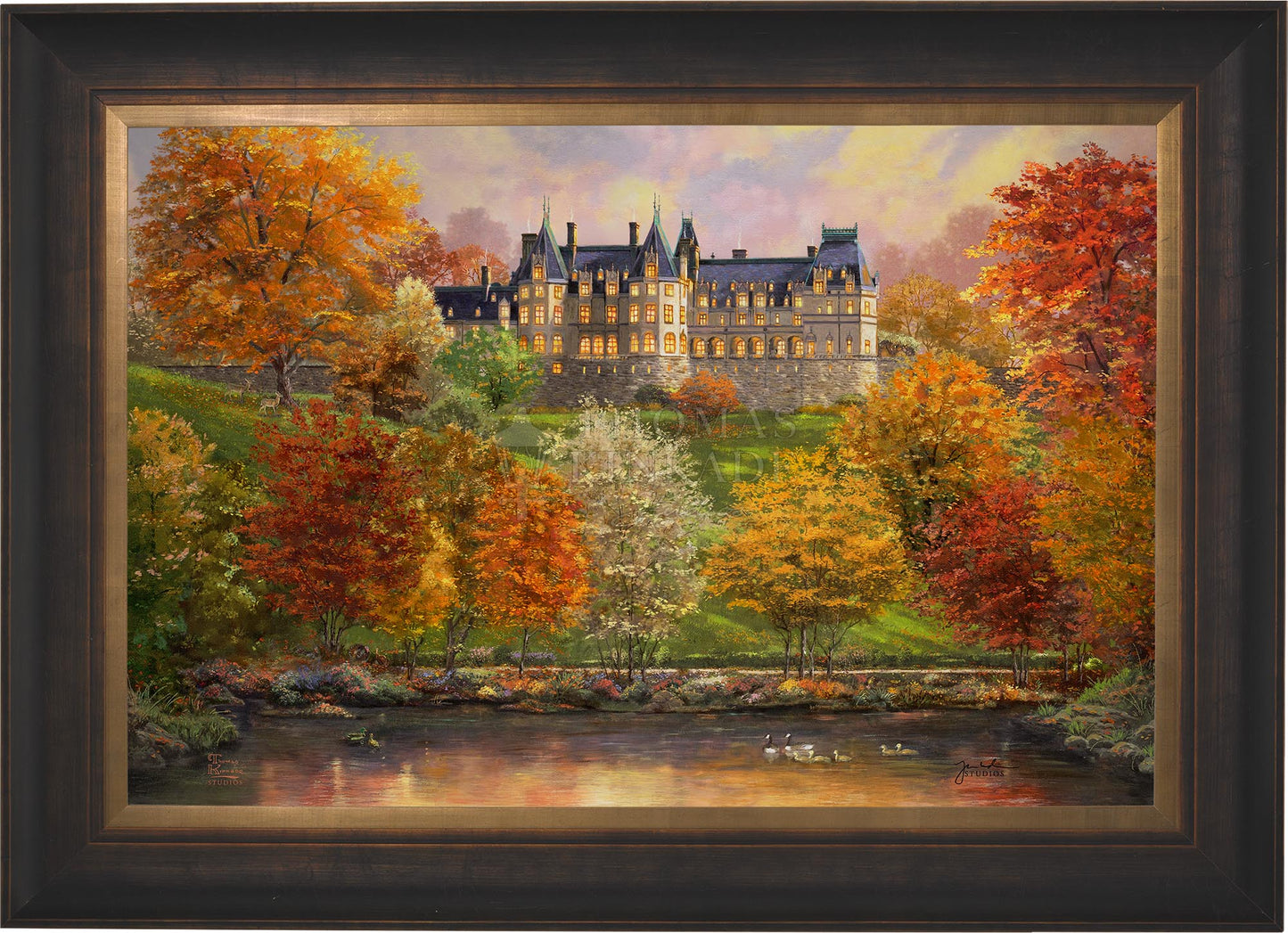 Biltmore in the Fall - Limited Edition Canvas (PP - Publisher's Proof) - 28" x 37"