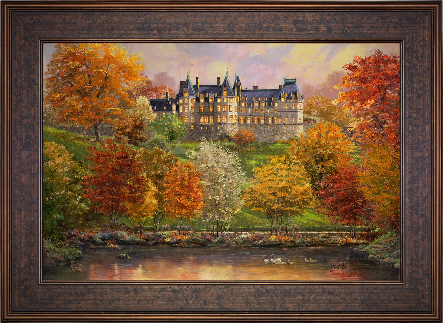 Biltmore in the Fall - Limited Edition Canvas (PP - Publisher's Proof) - 28" x 37"