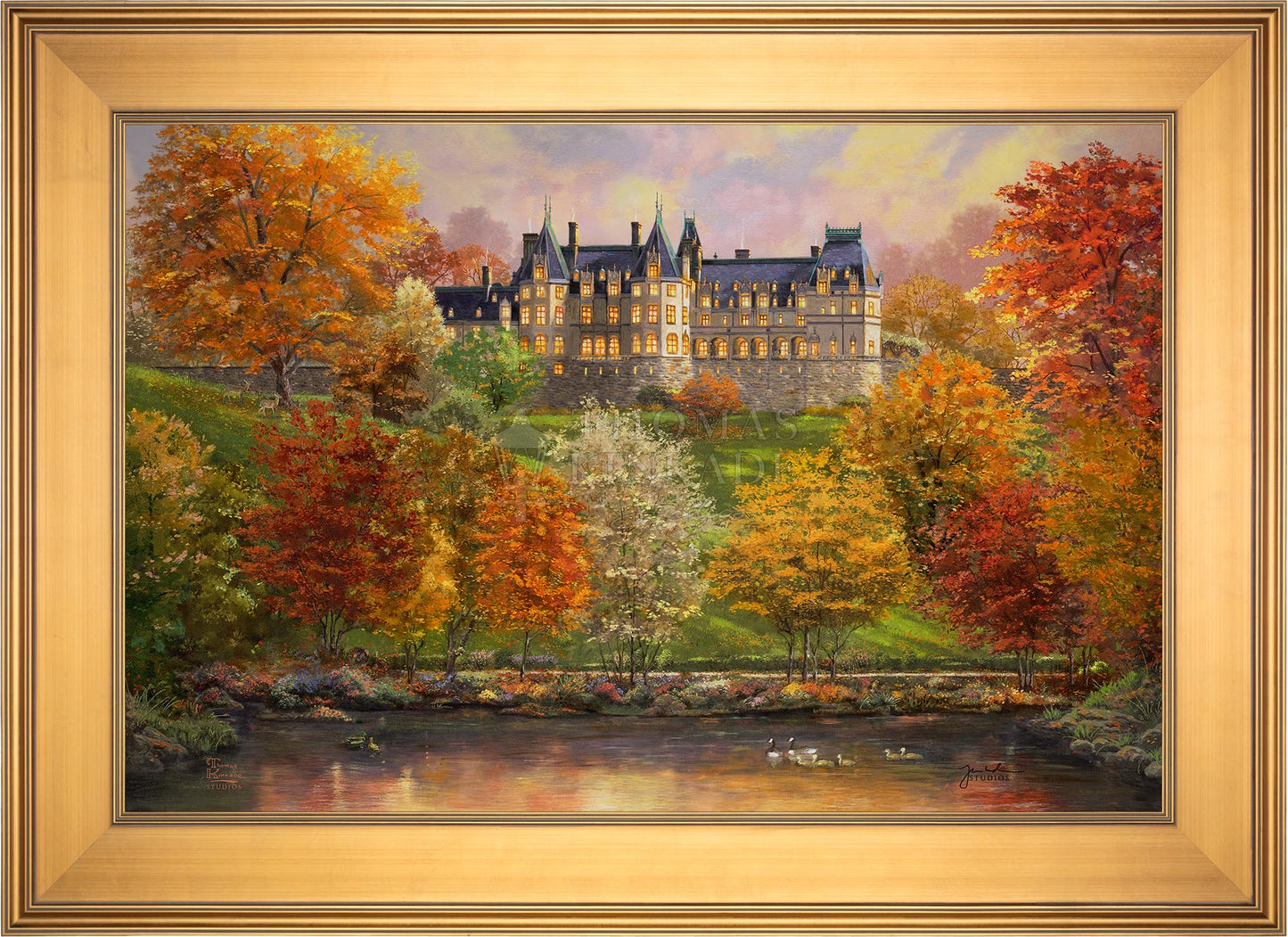 Biltmore in the Fall - Limited Edition Canvas (PP - Publisher's Proof) - 28" x 37"