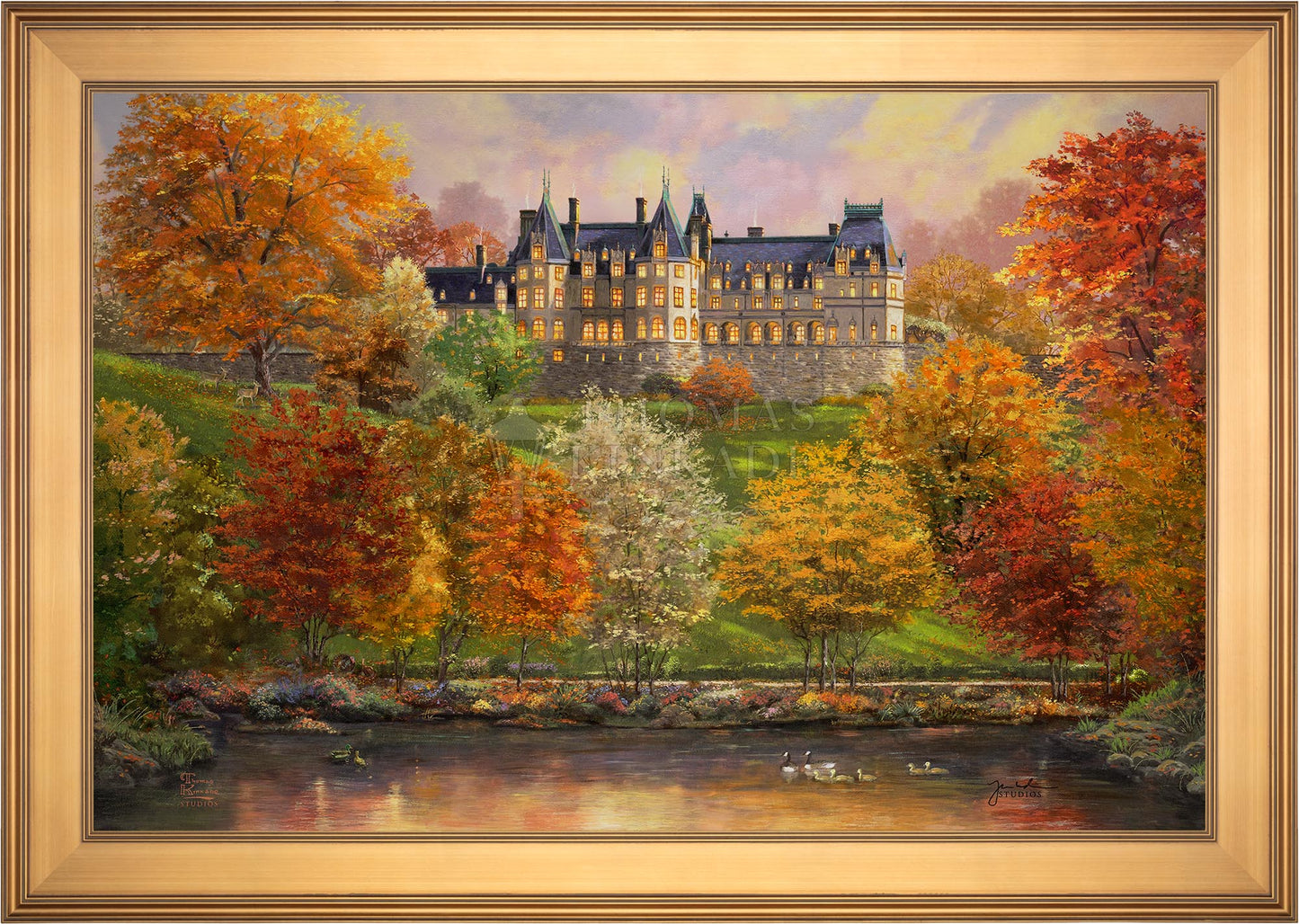 Biltmore in the Fall - Limited Edition Canvas (PP - Publisher's Proof) - 28" x 37"
