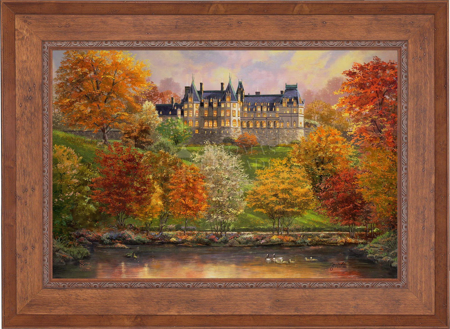 Biltmore in the Fall - Limited Edition Canvas (PP - Publisher's Proof) - 28" x 37"
