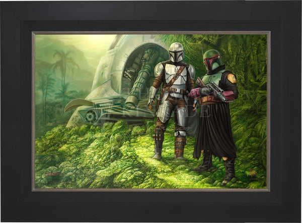 The Mandalorian™ - Brothers in Arms - Framed Limited Edition Canvas (SN - Standard Number) - 27.5" x 36.5"