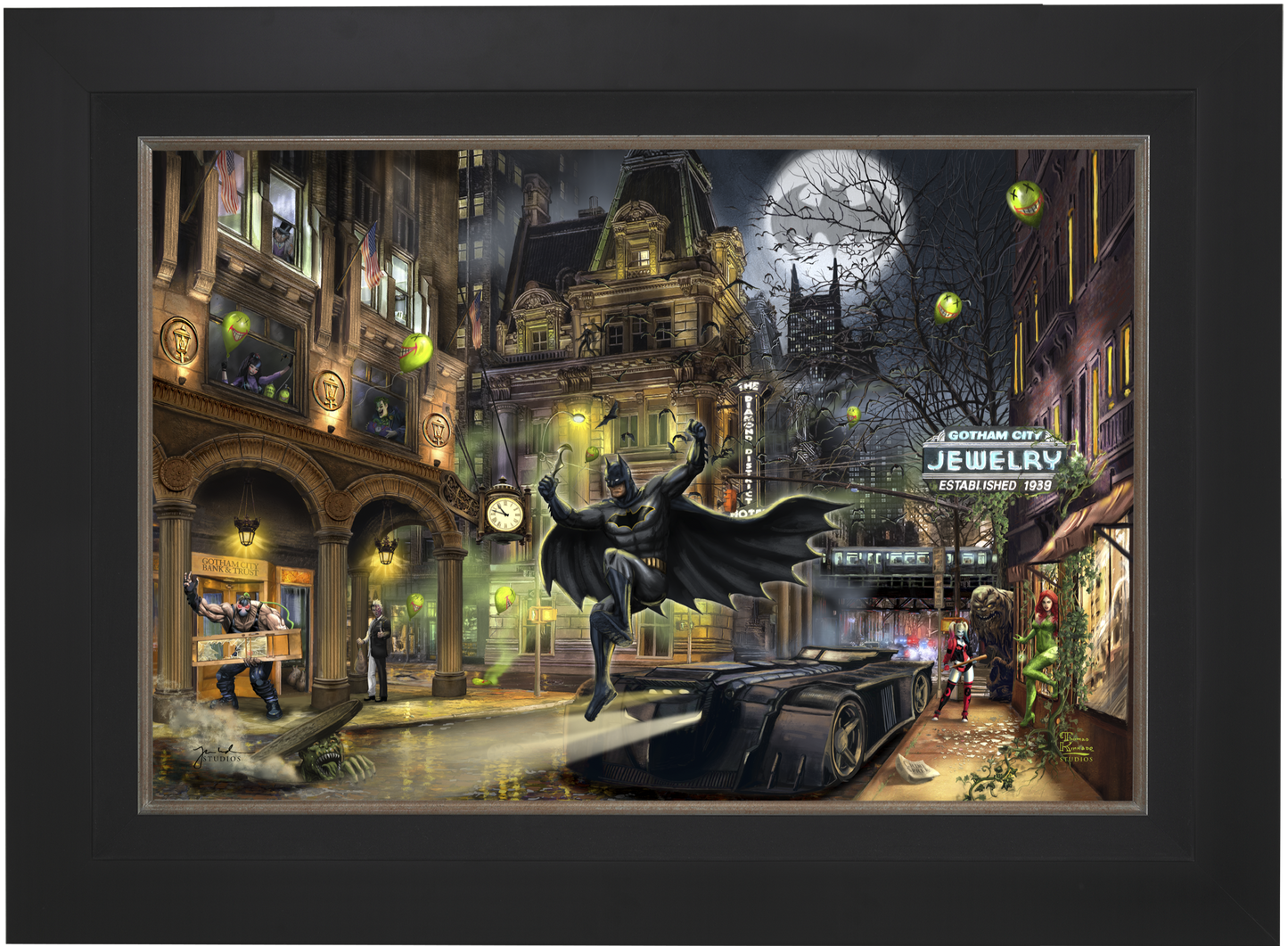 Batman™ Gotham City™- Limited Edition Canvas (SN - Standard Numbered) - 27.5" x 36.5"