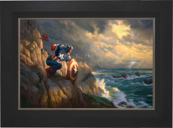 Captain America - Sentinel of Liberty - Framed Limited Edition Canvas (SN - Standard Number) - 27.5" x 36.5"