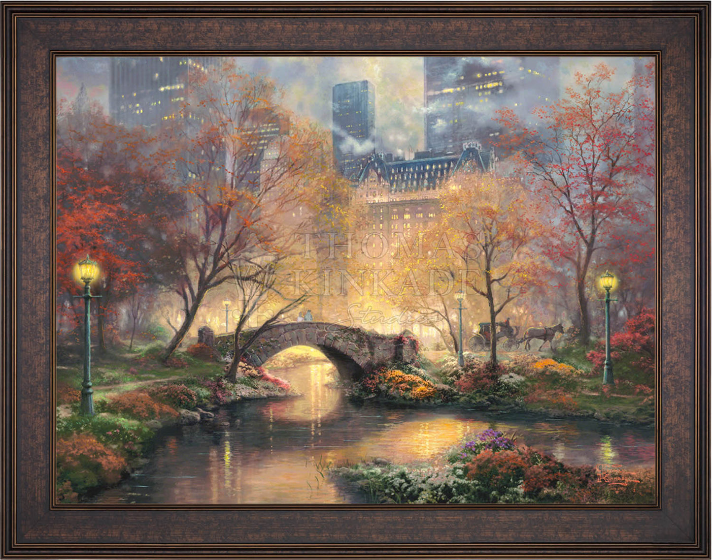 Central Park in the Fall - Limited Edition Canvas (PP - Publisher's Proof) - 28" x 37"