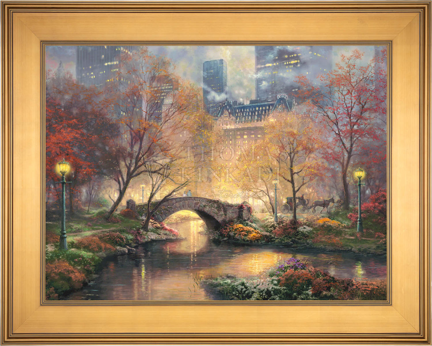 Central Park in the Fall - Limited Edition Canvas (PP - Publisher's Proof) - 28" x 37"