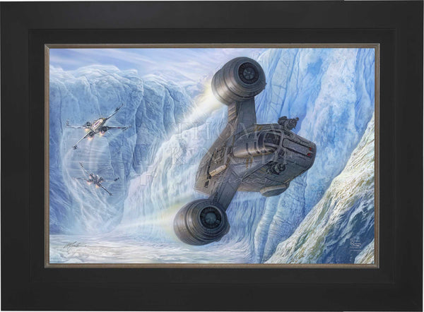 The Mandalorian™ - Cold Pursuit - Framed Limited Edition Canvas (SN - Standard Number) - 27.5" x 36.5"