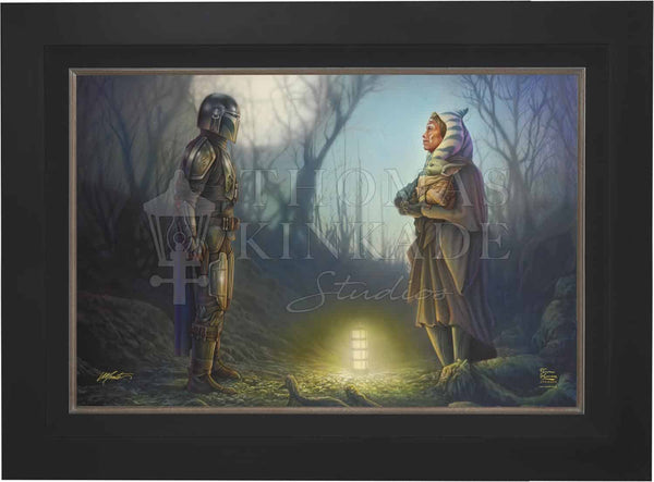 The Mandalorian™ - Connection - Framed Limited Edition Canvas (SN - Standard Number) - 27.5" x 36.5"