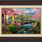 Disney Mickey and Minnie in Japan - Framed Limited Edition Canvas (JE - Jewel Edition) - 28.5" x 37.5"