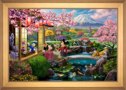Disney Mickey and Minnie in Japan - Framed Limited Edition Canvas (JE - Jewel Edition) - 28.5" x 37.5"