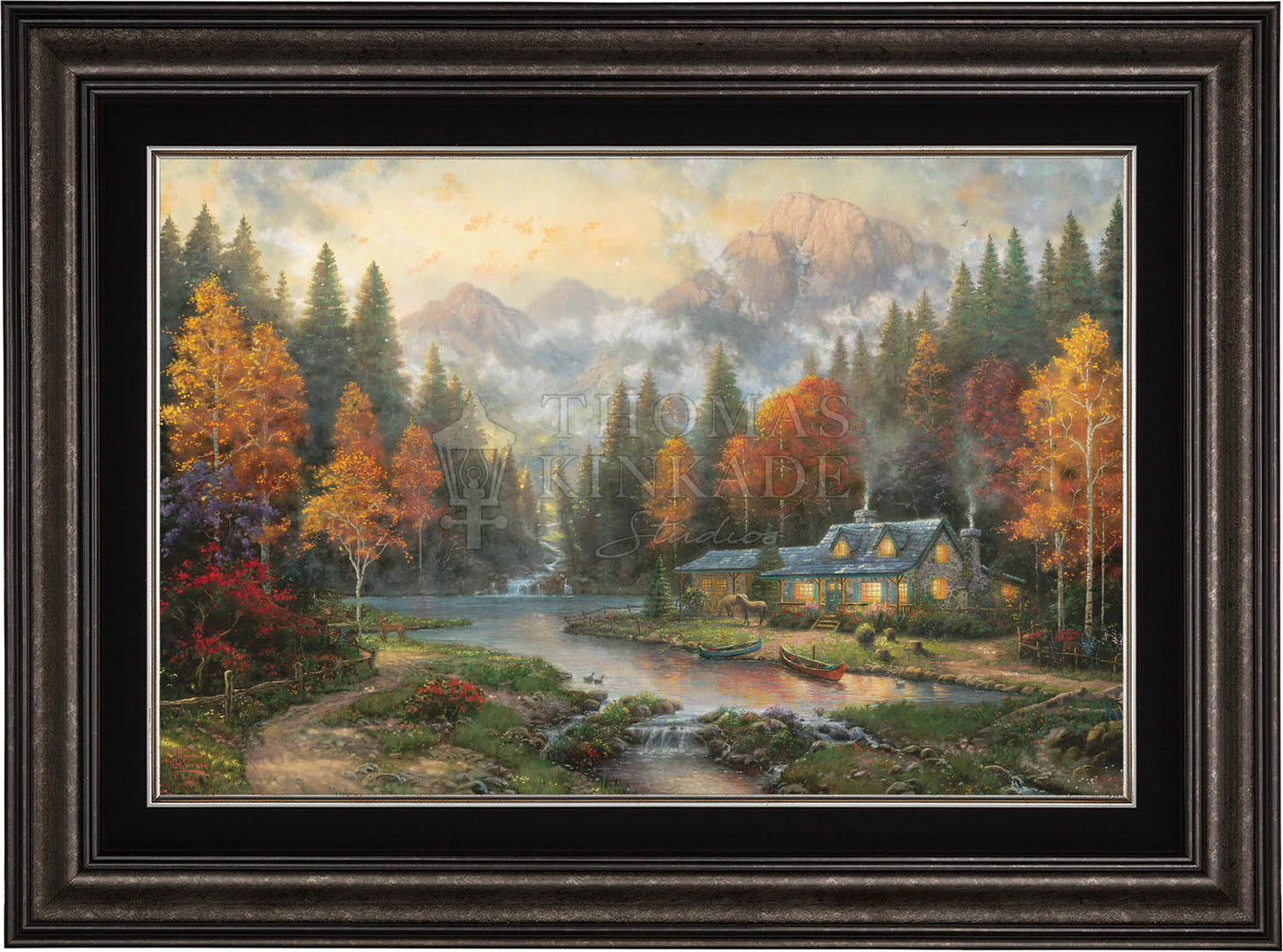 Evening at Autumn Lake - Limited Edition Canvas (PP - Publisher's Proof) - 28"x37"