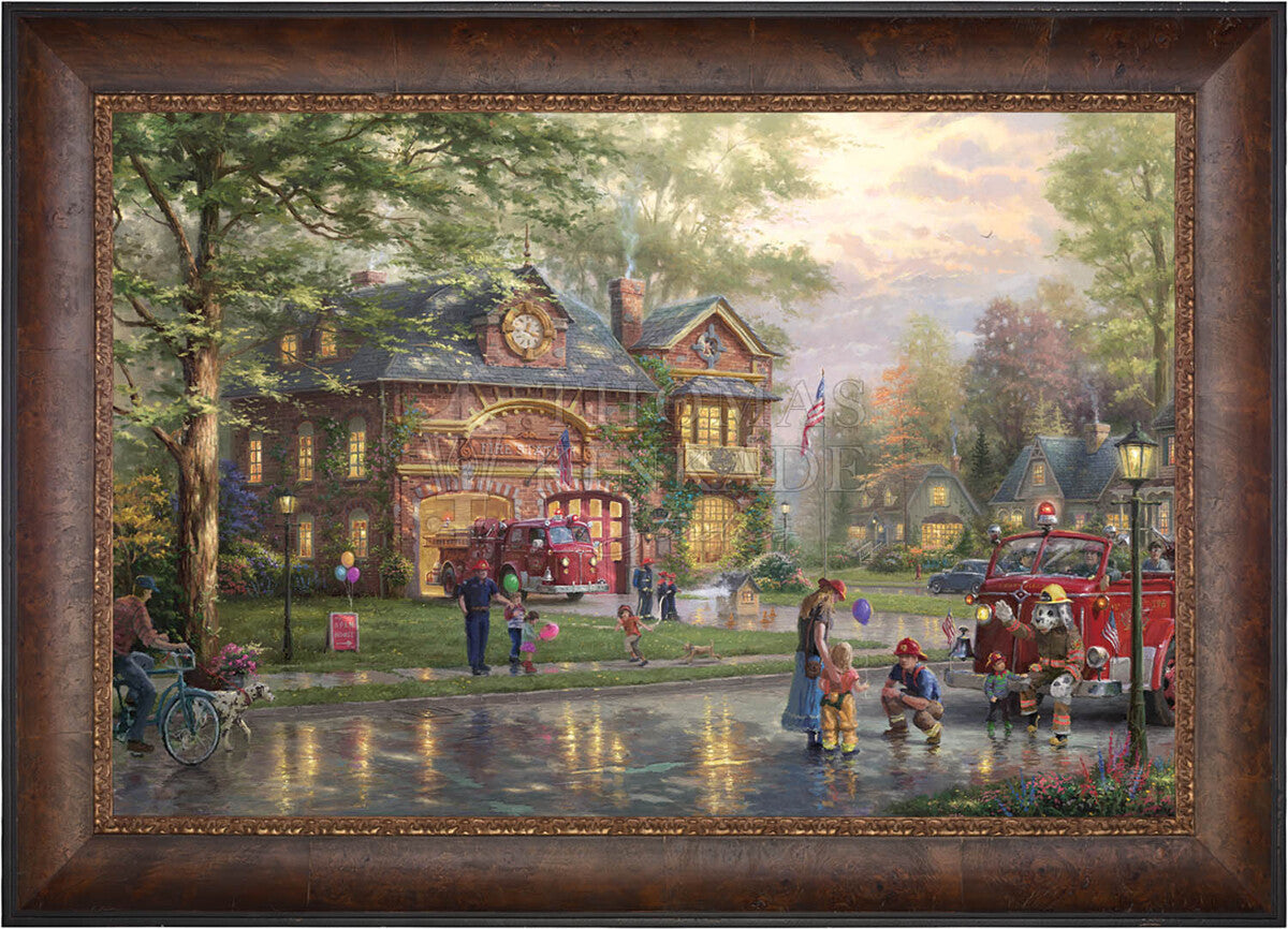 Hometown Firehouse - Limited Edition Canvas