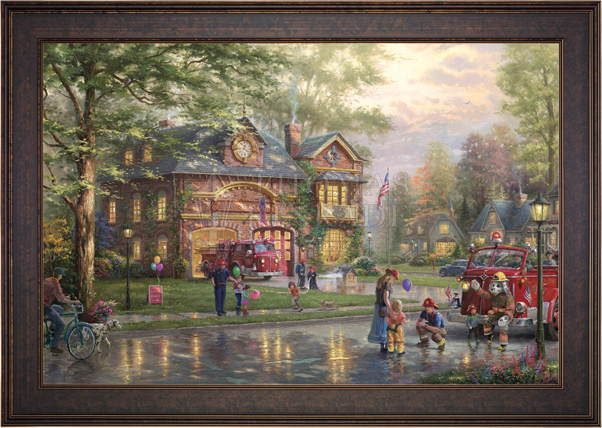 Hometown Firehouse - Limited Edition Canvas