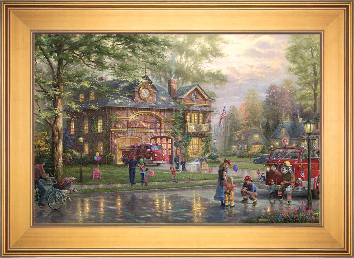 Hometown Firehouse - Limited Edition Canvas