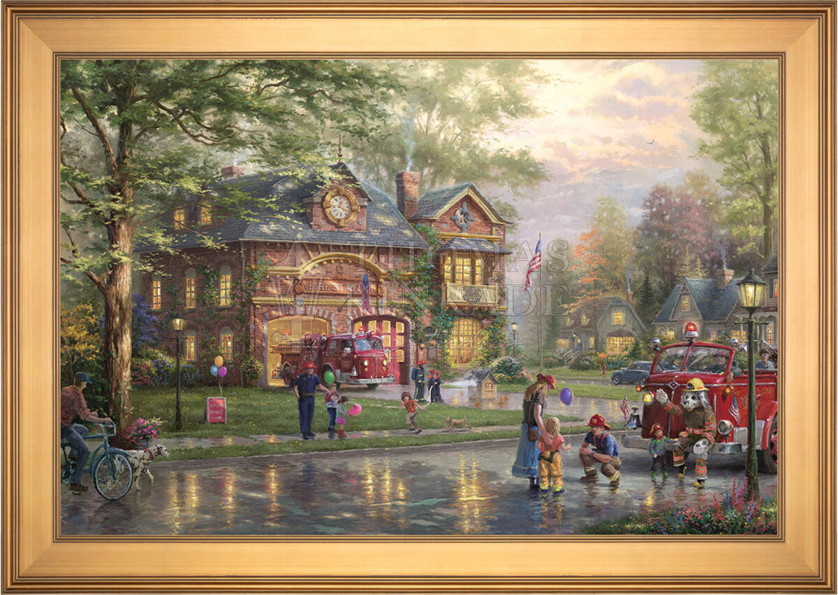 Hometown Firehouse - Limited Edition Canvas