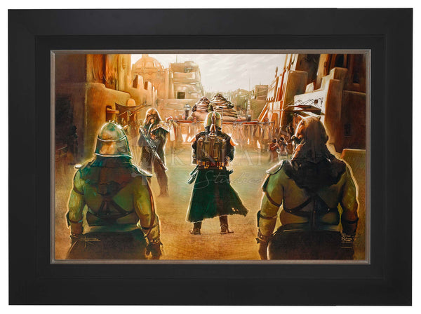 The Book of Boba Fett™ - A New Challenge - Framed Limited Edition Canvas (SN - Standard Number) - 27.5" x 36.5"