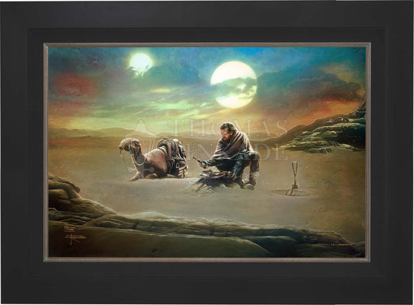 Obi-Wan Kenobi ™ - Returning to His Past - Framed Limited Edition Canvas (SN - Standard Number) - 27.5" x 36.5"