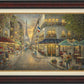Paris Cafe - Framed Limited Edition Canvas (SN - Standard Numbered) - 34.5" x 46.5"