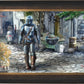 The Mandalorian™ - A Welcome Sight - Framed Limited Edition Canvas (SN - Standard Number) - 27.5" x 36.5"