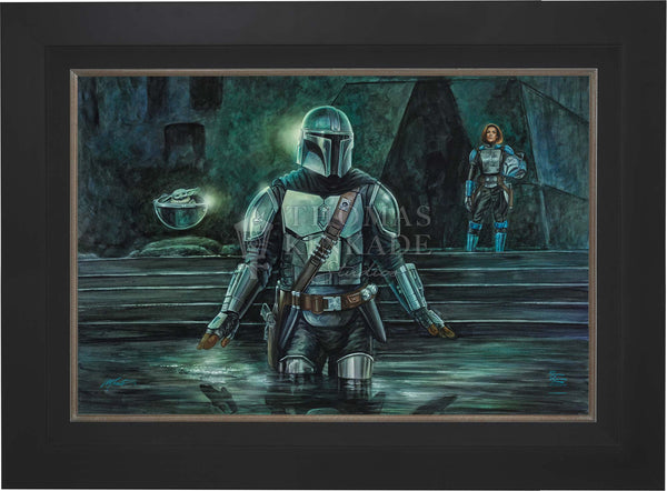 The Mandalorian™ - This is the Way - Framed Limited Edition Canvas (SN - Standard Number) - 27.5" x 36.5"