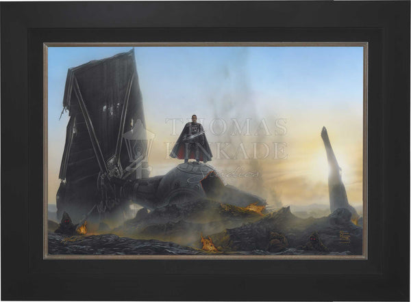 The Mandalorian™ - Undeterred - Framed Limited Edition Canvas (SN - Standard Number) - 27.5" x 36.5"