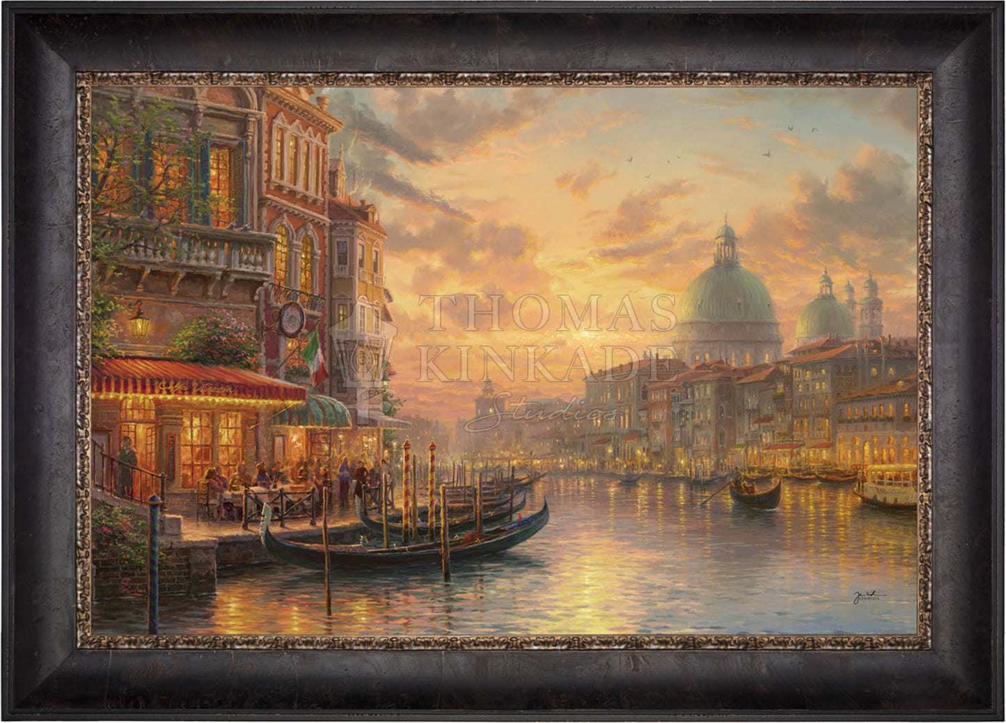Venetian Cafe - Limited Edition Canvas (PP - Publisher's Proof) - 28" x 37"