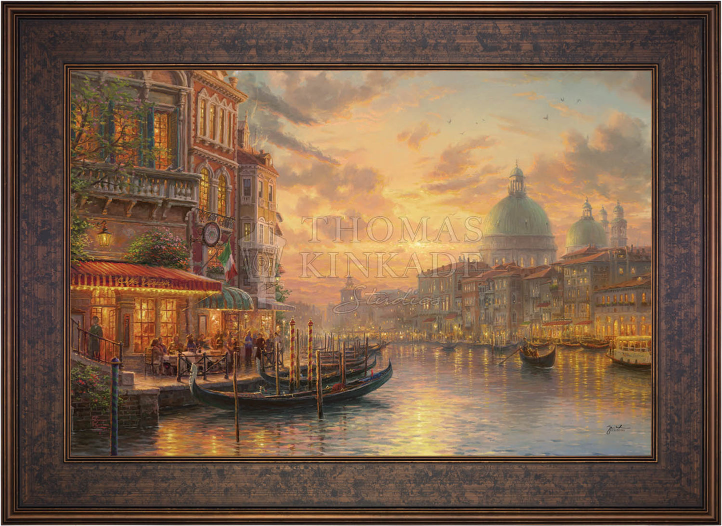 Venetian Cafe - Limited Edition Canvas (PP - Publisher's Proof) - 28" x 37"