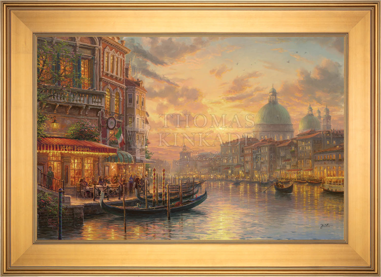 Venetian Cafe - Limited Edition Canvas (PP - Publisher's Proof) - 28" x 37"