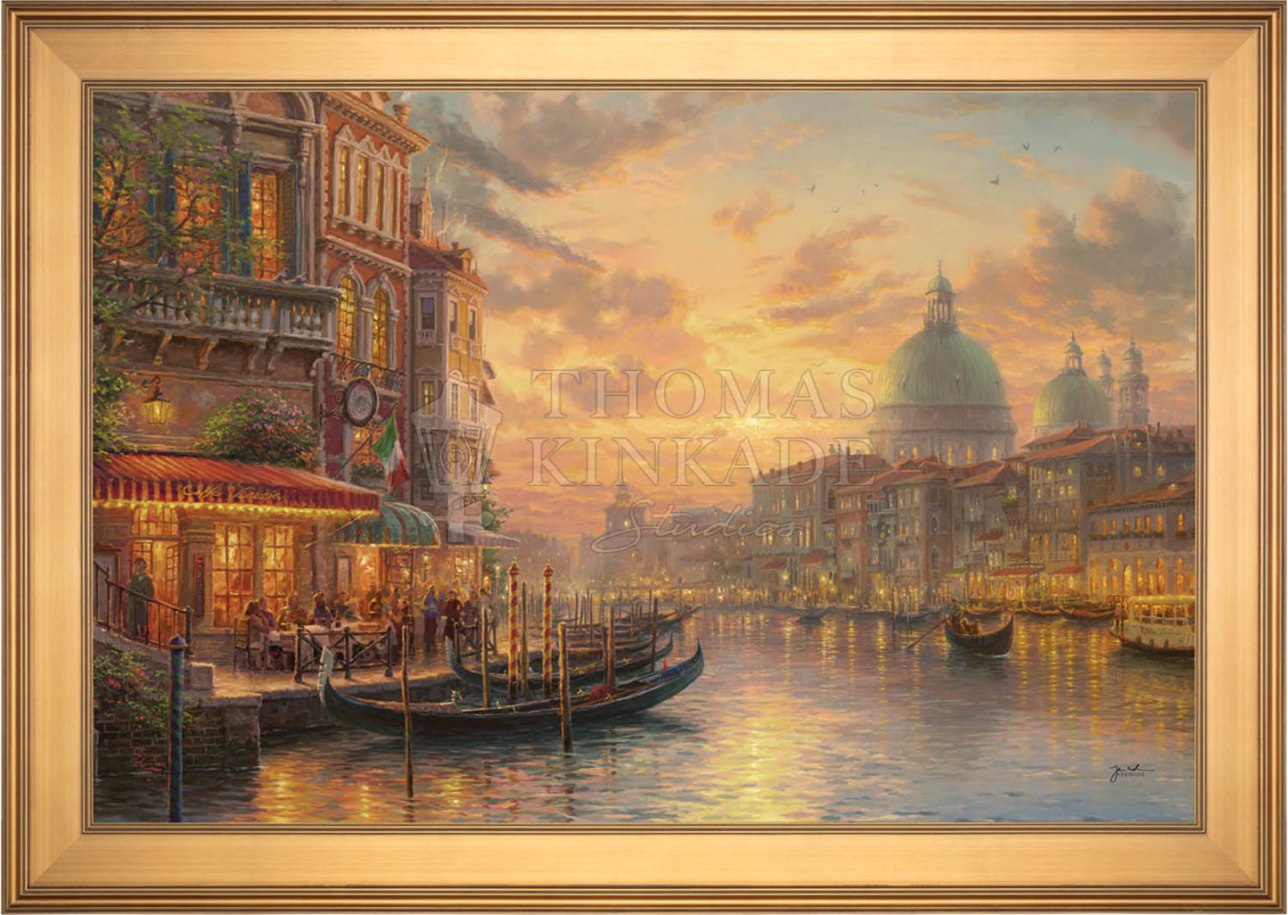 Venetian Cafe - Limited Edition Canvas (PP - Publisher's Proof) - 28" x 37"