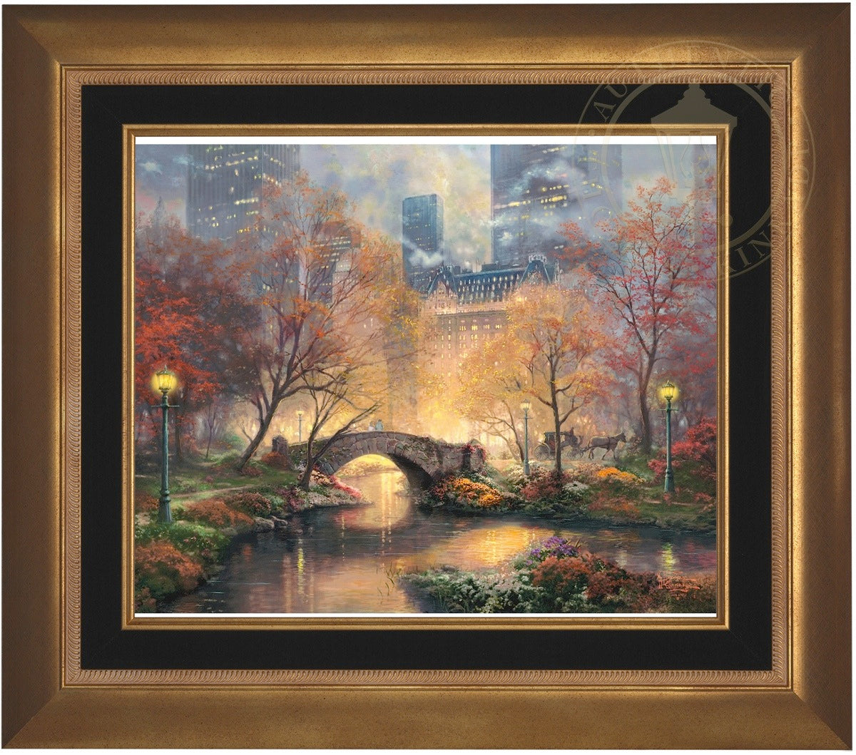 Central Park in the Fall - Limited Edition Canvas (PP - Publisher's Proof) - 28" x 37"