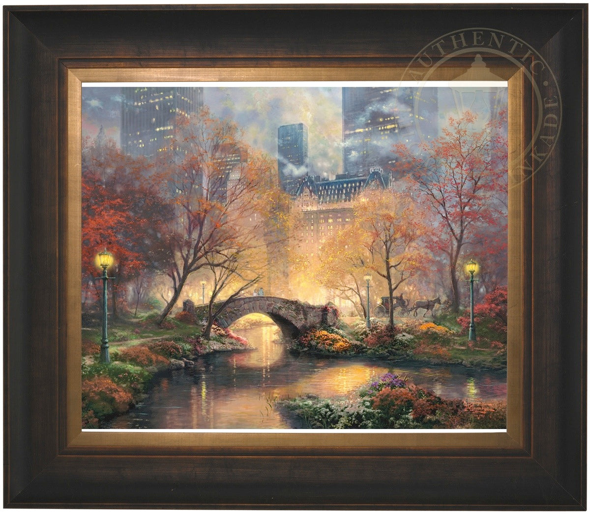 Central Park in the Fall - Limited Edition Canvas (PP - Publisher's Proof) - 28" x 37"