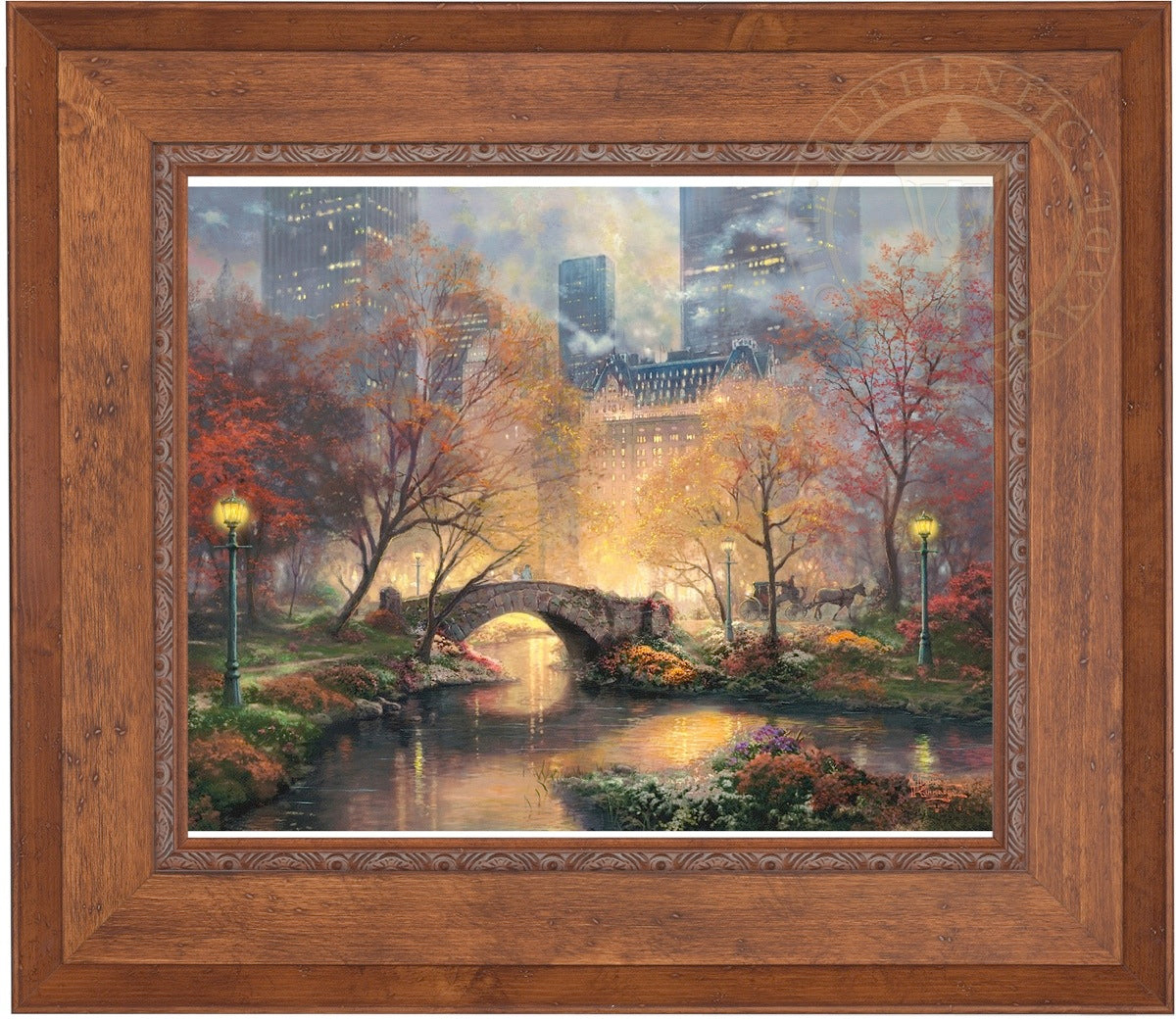 Central Park in the Fall - Limited Edition Canvas (PP - Publisher's Proof) - 28" x 37"