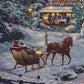 Christmas at Lamplight Village - Framed Limited Edition Canvas (SN - Standard Numbered)