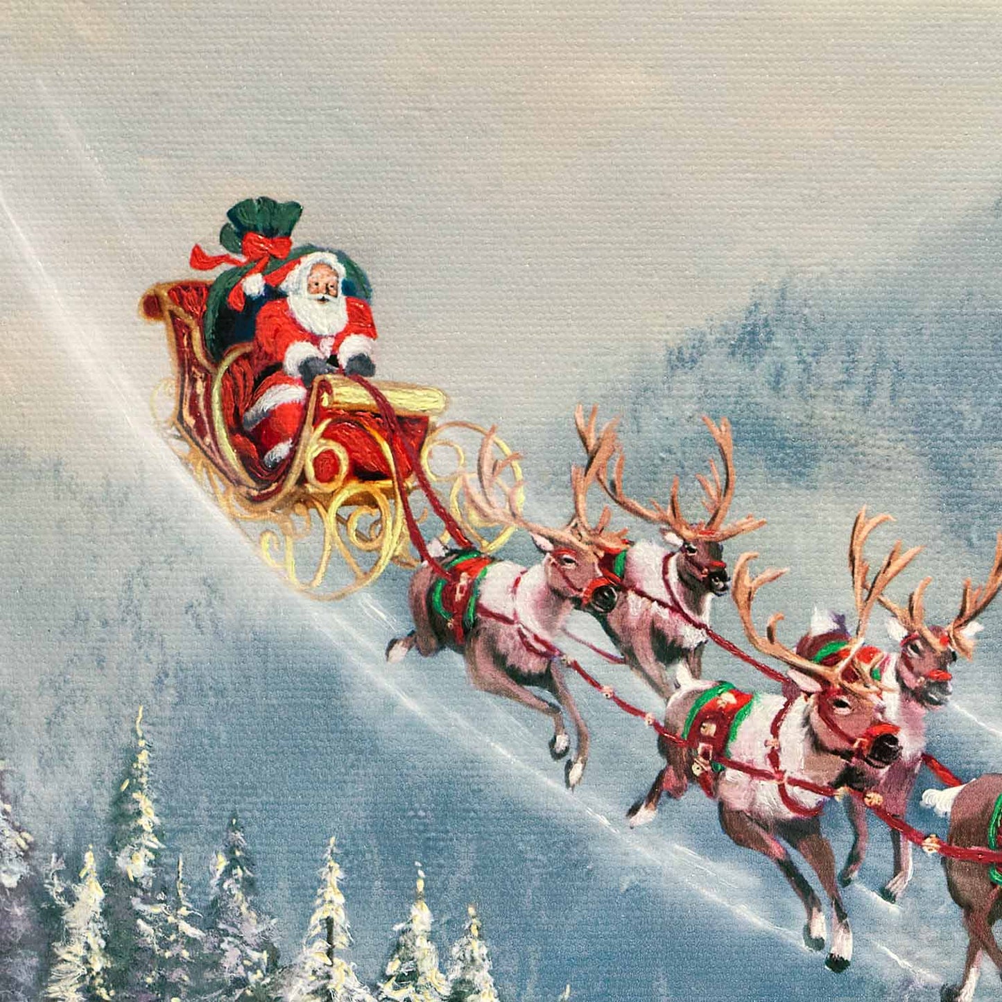 Christmas Light Express - Framed Limited Edition Canvas (SN - Standard Numbered) - 34.5" x 46.5"