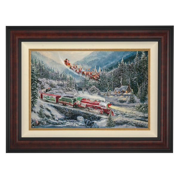 Christmas Light Express - Framed Limited Edition Canvas (SN - Standard Numbered) - 34.5" x 46.5"