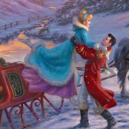 Disney Cinderella Bringing Home the Tree - 16" x 31" Gallery Wrapped Canvas