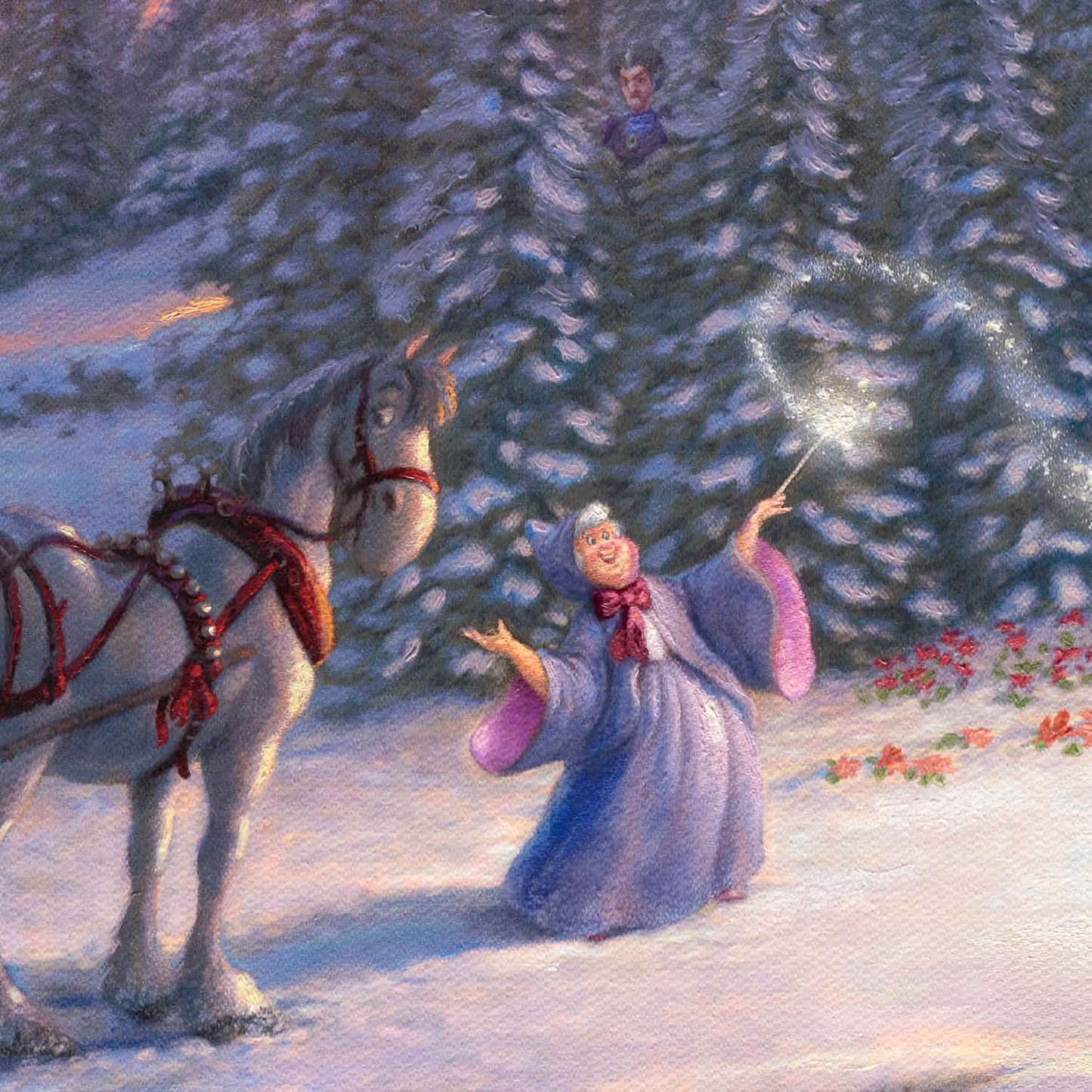 Disney Cinderella Bringing Home the Tree - 16" x 31" Gallery Wrapped Canvas