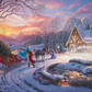 Disney Cinderella Bringing Home the Tree - Framed Limited Edition Canvas (JE - Jewel Edition) - 34" x 46"